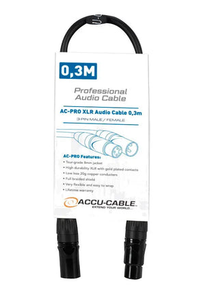 Accu Cable AC-PRO XLR audio cable 03m