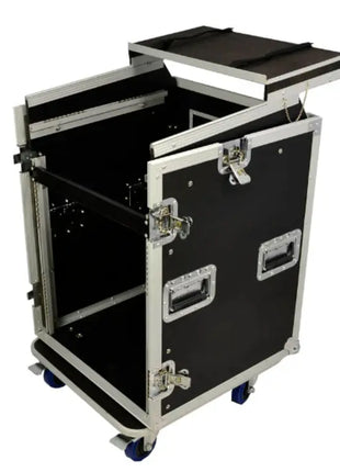 Cobra 12U + 10U Rack Case with Laptop Shelf