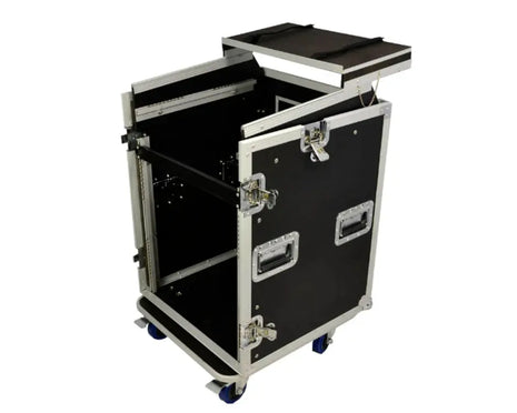 Cobra 12U + 10U Rack Case with Laptop Shelf