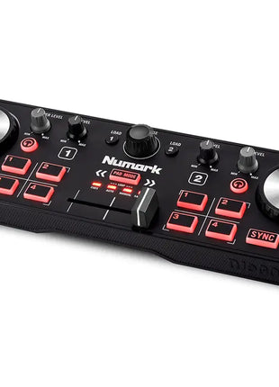 Numark DJ2Go2 Touch | Pocket-Sized 2-Channel DJ Controller Numark