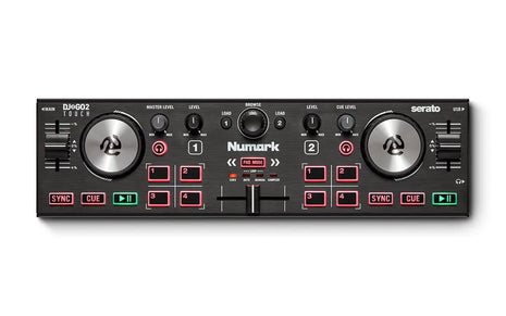 Numark DJ2Go2 Touch | Pocket-Sized 2-Channel DJ Controller Numark