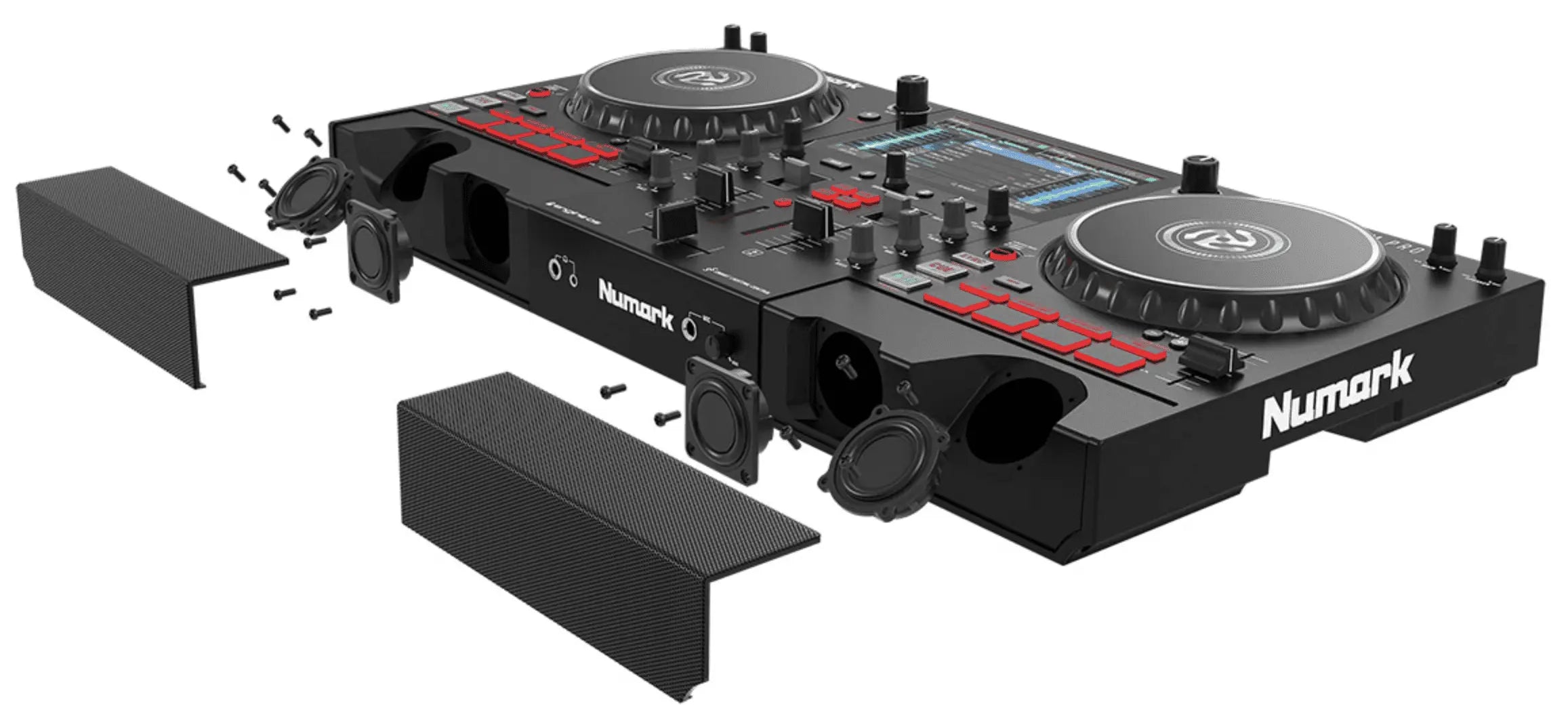 Numark Mixstream Pro+ | Standalone Wi-Fi DJ Controller with Numark Mixstream Pro+ | Standalone Wi-Fi DJ Controller with