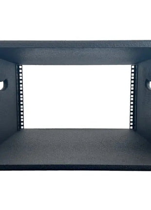 6U 19" Rack Sleeve, Rack Strip Front & Rear, Painted Black
