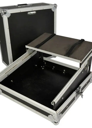 Cobra 10U Mixer Flight Case  with Sliding Laptop Shelf