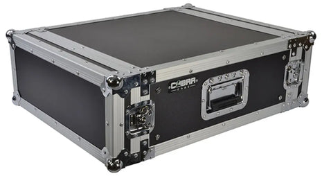 Cobra 19" 4U Standard rack case. 9/10mm plywood.  Depth: 520mm. Lids: 70mm.