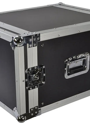 Cobra 19" 8U Standard rack case. 9/10mm plywood.  Depth: 520mm. Lids: 70mm.