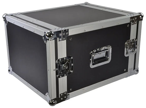 Cobra 19" 8U Standard rack case. 9/10mm plywood.  Depth: 520mm. Lids: 70mm.