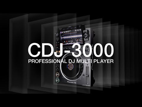 Pioneer DJ CDJ-3000 - Professional Multi-Player with 9-inch
