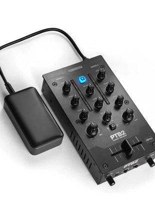 Reloop PTB 2 Portable DVS Mixer Image with ower Bank
