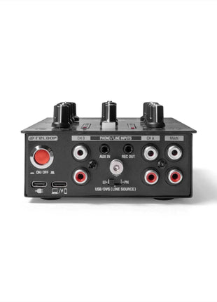 Reloop PTB 2 Portable DVS Mixer Image of the rear connections