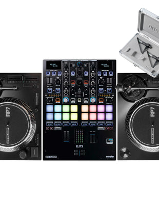Reloop RP-7 Pair + Elite with Cartridges Battle DVS Bundle Reloop