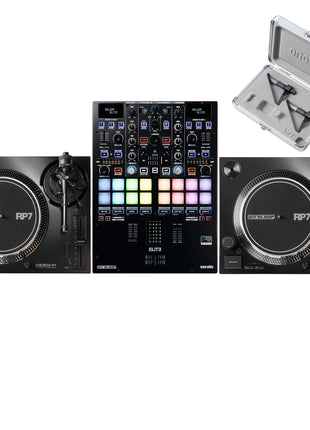 Reloop RP-7 Pair + Elite with Cartridges Battle DVS Bundle Reloop