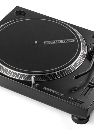 Reloop RP-5000 Mk4Turntable Side Angle Image on white background