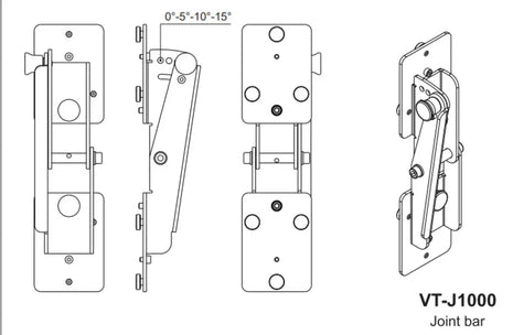 FBT Audio VT-J 1000 Joint Bar 2x CS 1000 SAT