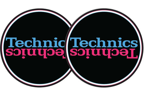 Technics Slipmats Double Blue Edition – Professional Vinyl Turntable Slipmats Technics