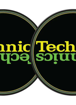 Technics Slipmats Double Yellow Edition – Professional Vinyl Turntable Slipmats Technics