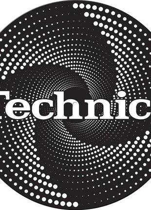 Technics Slipmats Funnel White Edition – Optical Spiral Vinyl Turntable Slipmats Technics