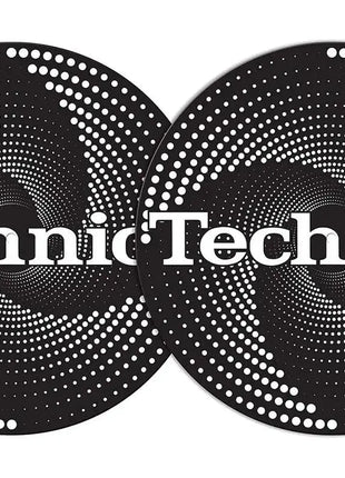 Technics Slipmats Funnel White Edition – Optical Spiral Vinyl Turntable Slipmats Technics