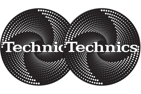 Technics Slipmats Funnel White Edition – Optical Spiral Vinyl Turntable Slipmats Technics