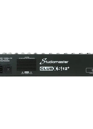 Studiomaster CLUB XS 12+ 12 Channel PA Mixer with Effects & Bluetooth