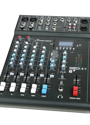 Studiomaster CLUB XS 6+ 6 Channel Mixing Console with Bluetooth & DSP