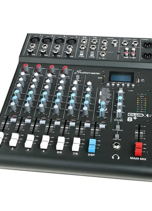 Studiomaster CLUB XS 8+ 8 Channel Mixing Console with Bluetooth & DSP