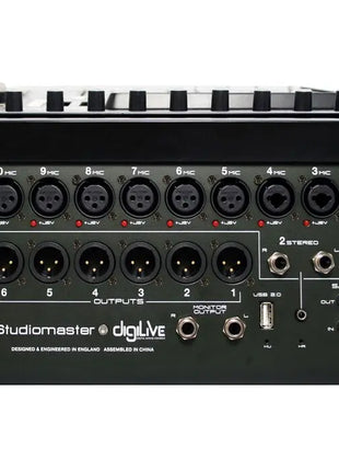 Studiomaster DIGILIVE 16 16 Input 8 Output Digital Mixer