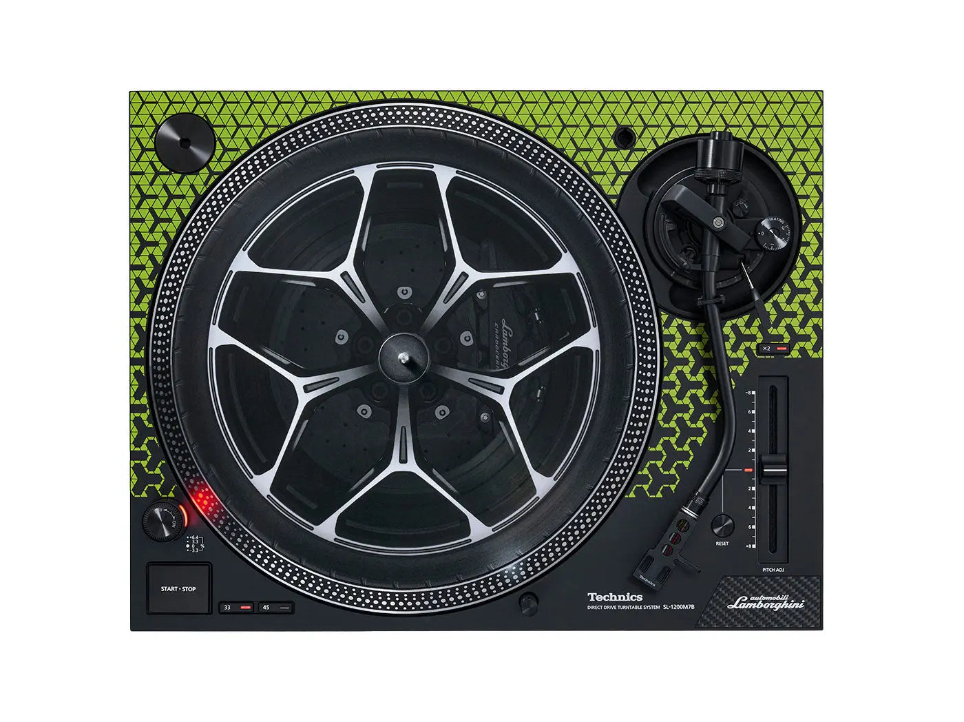 Image of Technics SL1200 M7B - Green Turntable