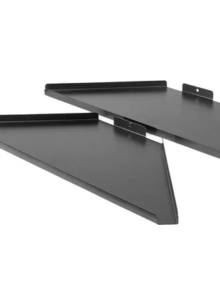 Ultimax DJ Booth CR-BK DJ Booth Corner Shelf (2pcs) with carry bag