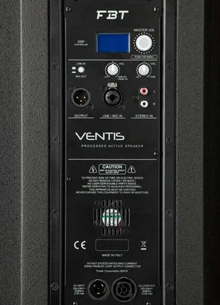 FBT Audio VN4000BK VN4000 PA Package (VENTIS 112A + SUBLINE 118SA) BLACK