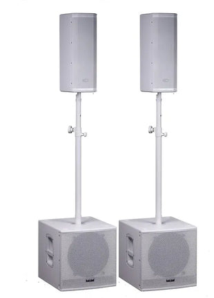 FBT Audio VN2000WHT VN2000 PA Package (VENTIS 206A + SUBLINE 112SA) WHITE
