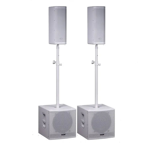 FBT Audio VN2000WHT VN2000 PA Package (VENTIS 206A + SUBLINE 112SA) WHITE