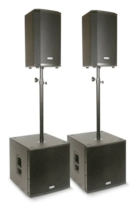 FBT Audio VN3000BK VN3000 PA Package (VENTIS 110A + SUBLINE 115SA) BLACK