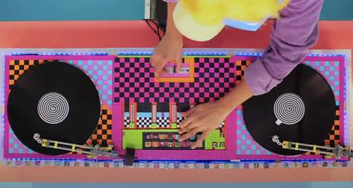 Somebody Just Built a Working Set of DJ Decks Out of LEGO