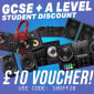 £10 off voucher for all students!