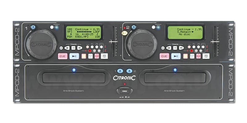 Citronic MPCD-2 Dual MP3/CD Player