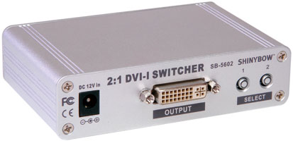 2:1 Auto Scan DVI Switcher