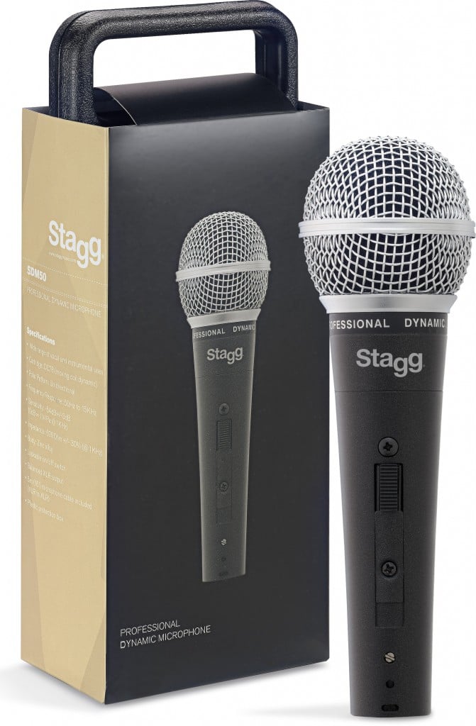 Stagg SDM50 Professional Cardioid Dynamic Microphone