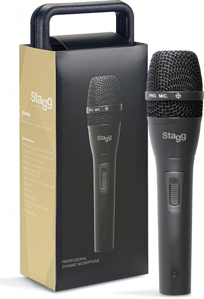 Stagg SDM80 Professional Cardioid Dynamic Microphone