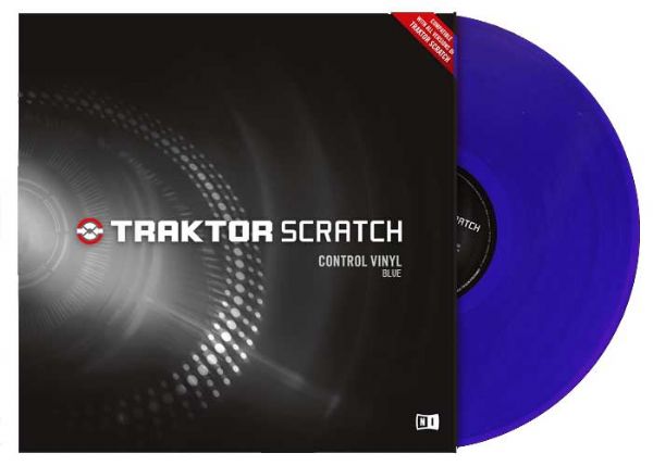Traktor Scratch Replacement Vinyl (Blue)