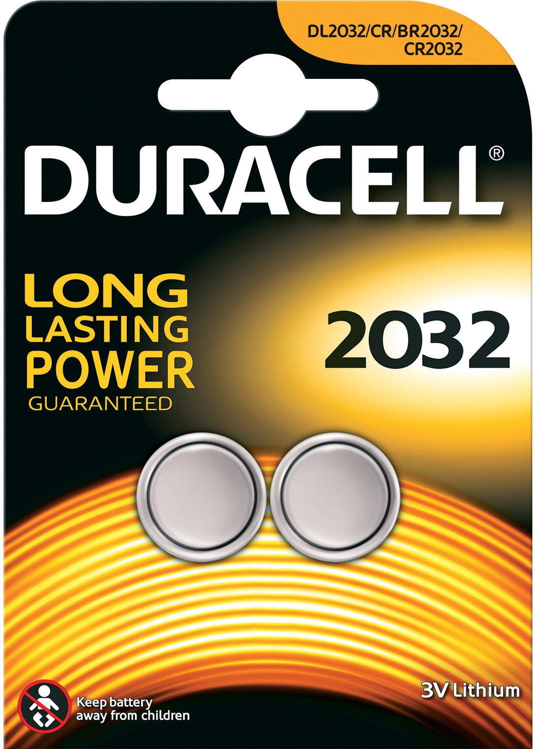 Duracell 2032 Batteries - 2 Batteries