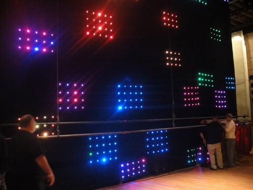 RGB LED Vision Graphic Curtain DMX 6m x 4m