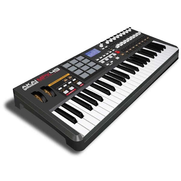 MPK49
SEMI-WEIGHTED KEYBOARD WITH 12 MPC-STYLE DRUM PADS