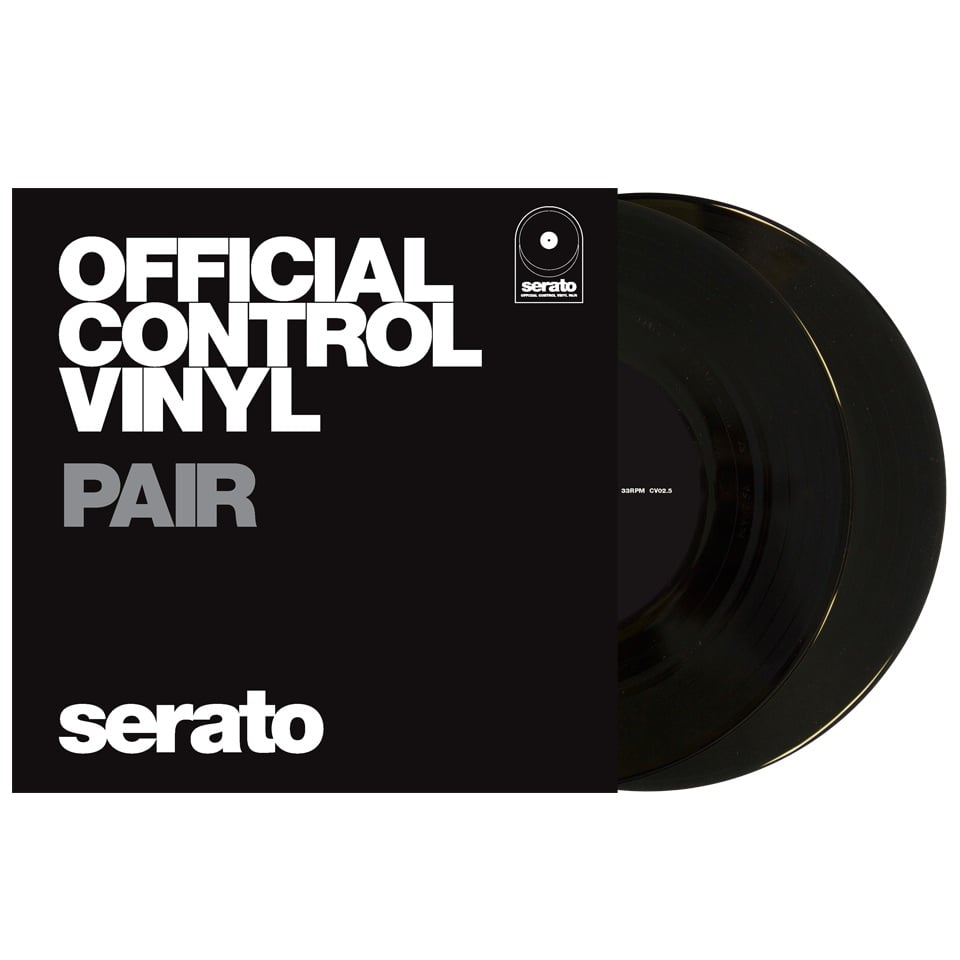 Serato Official Control Vinyl - 7" Black (Pair)