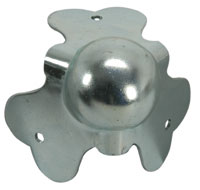 Cabinet accessories - Steel ball corner, 65 x 65mm