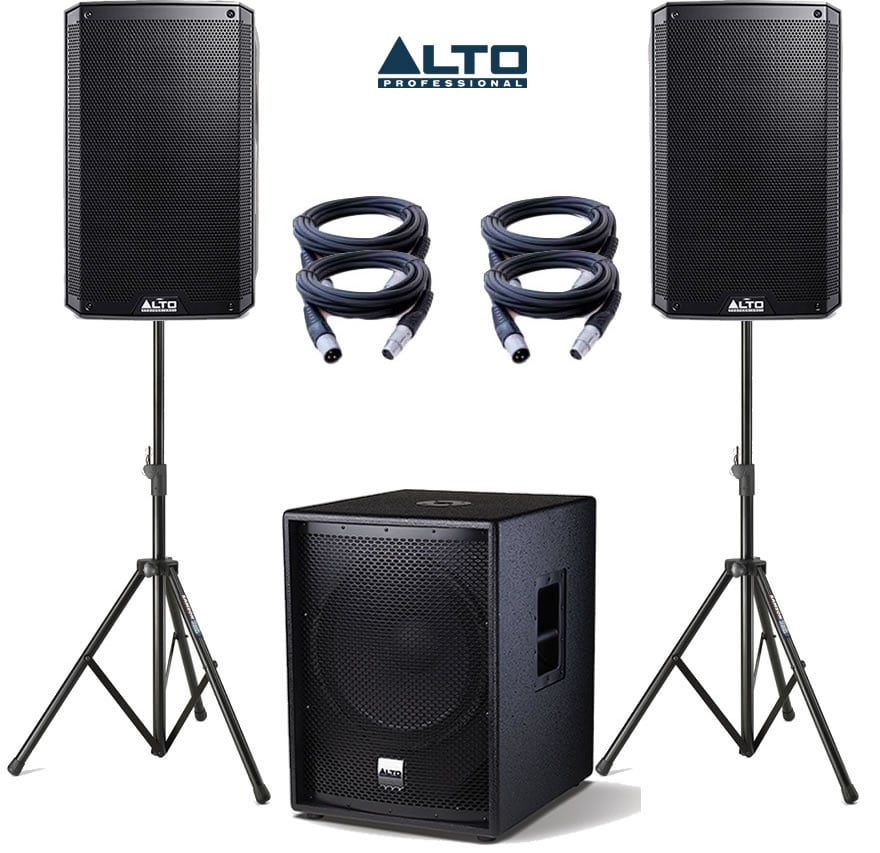 Alto Truesonic TS215A & SUB15A Power Pack 2 - 3400W Active Sound System
