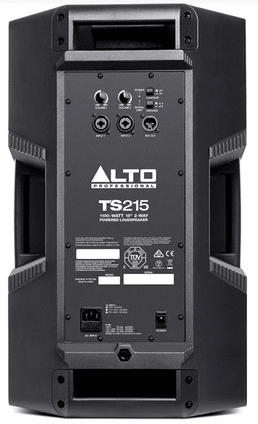 Alto Truesonic TS215 Speaker Connections