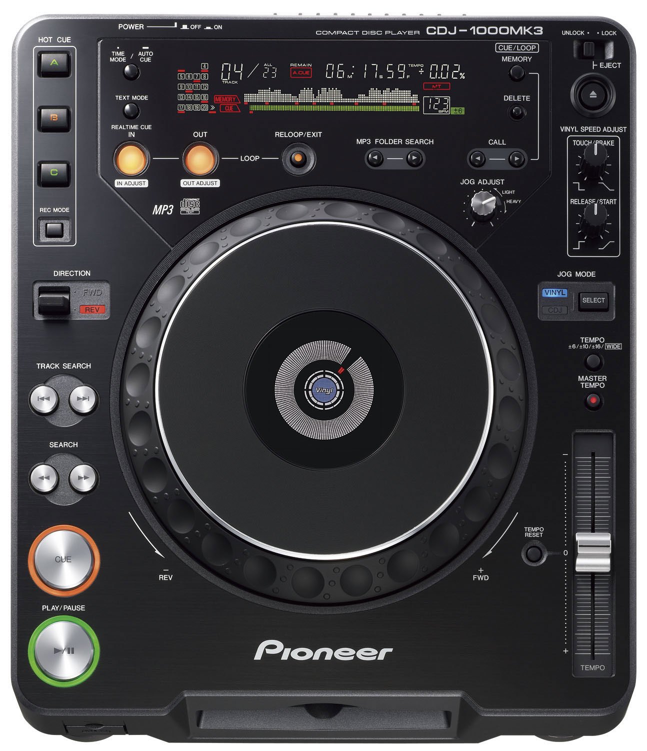 Pioneer CDJ1000 Mk3 MP3 CD Player