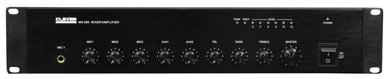 Clever Acoustics MA 260 100V 60W Mixer Amplifier