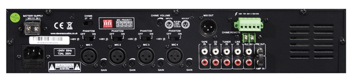 Clever Acoustics MA 3120 100V 120W Mixer Amplifier
